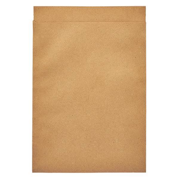 Bolsas planas marrones (paquete de 100) 162x230mm/50 g/m². Bolsas planas marrones (paquete de 100) 162x230mm/50 g/m².