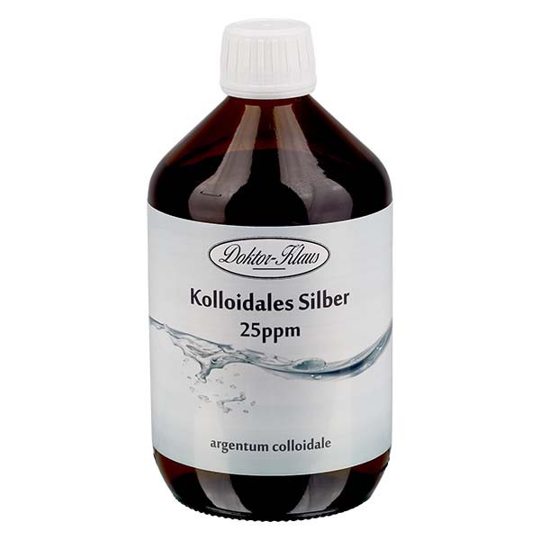 Plata coloidal 25ppm 500ml Doktor-Klaus Plata coloidal 25ppm 500ml Doktor-Klaus
