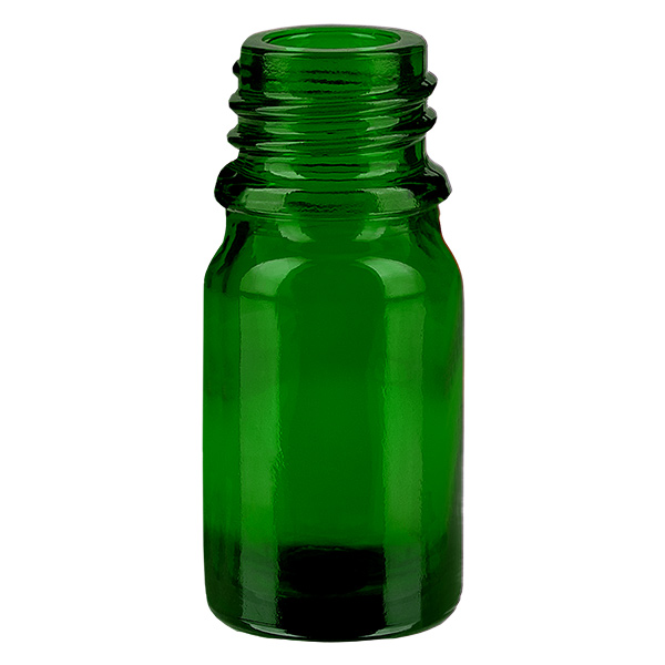 Botella de farmacia verde de 5 ml ApoGlas Botella de farmacia verde de 5 ml ApoGlas