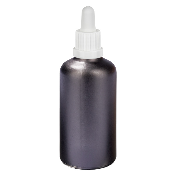 Frasco pipeta 100ml cierre inviolable blanco BlackLine UT18/100 Frasco pipeta 100ml cierre inviolable blanco BlackLine UT18/100