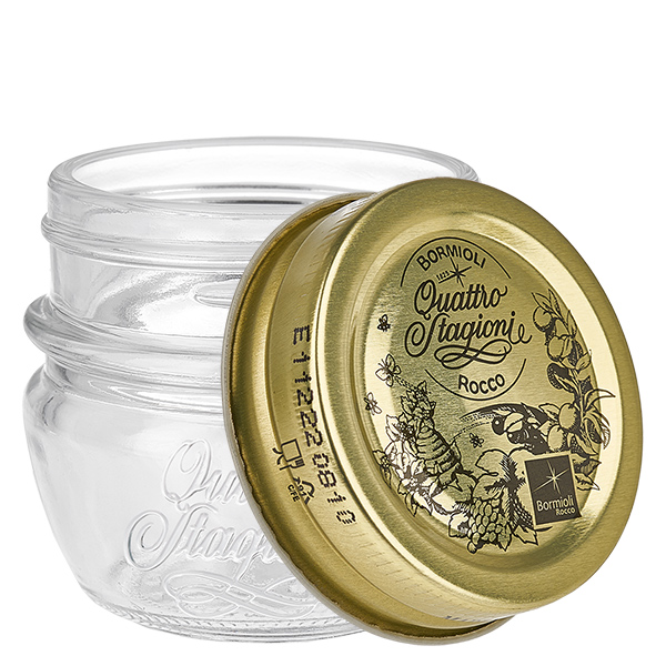 Mini tarro de 40 ml "Quattro Stagioni" con tapa Mini tarro de 40 ml "Quattro Stagioni" con tapa
