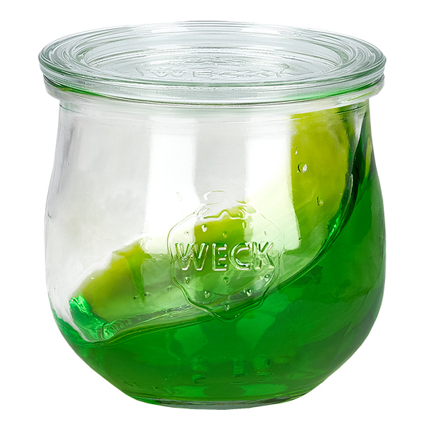 12er Set Weck Gläser 370ml Tulpenglas mit 12 Glasdeckeln 12er Set Weck Gläser 370ml Tulpenglas mit 12 Glasdeckeln