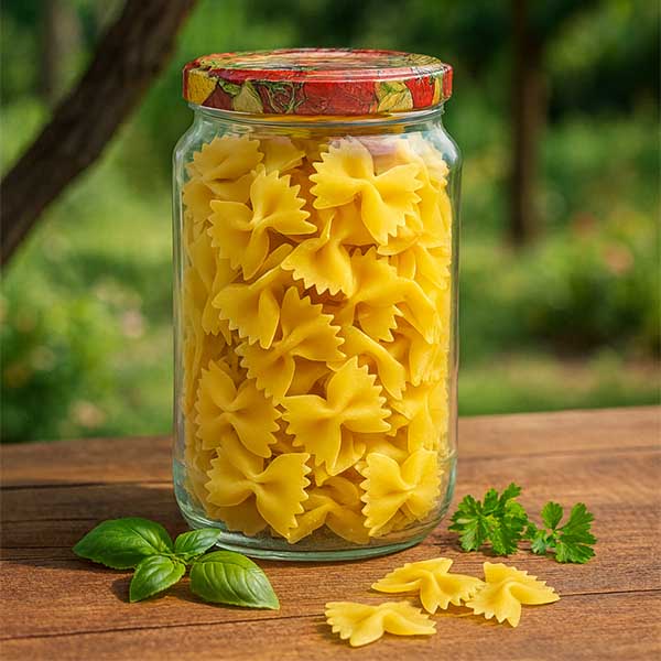 Tarro redondo 1062ml + tapa BasicSeal decoración frutas UNiTWIST