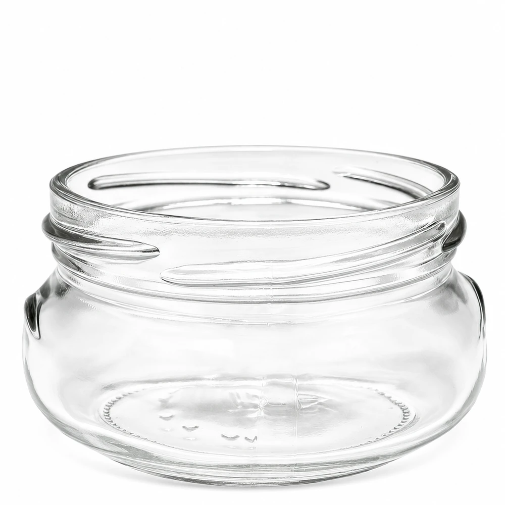 UNiTWIST Terrina120 tarro sopera 120ml TO70 rosca transparente vacío sin tapa