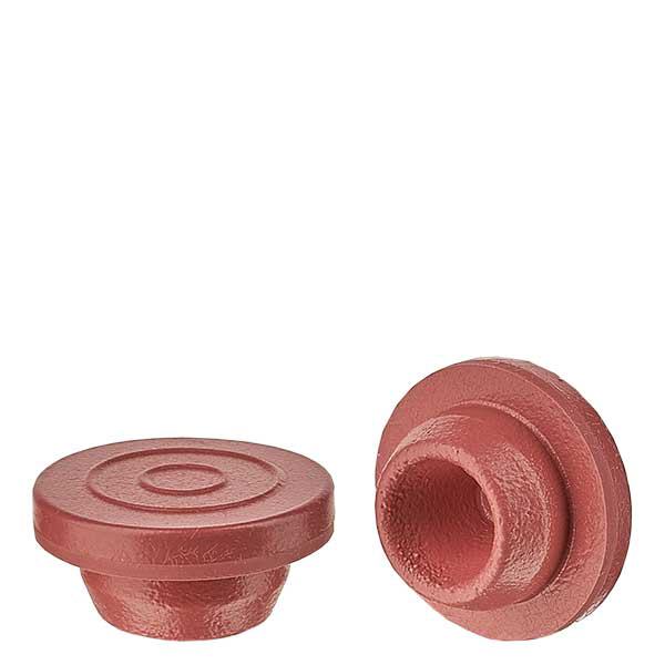 Tapón de inyección 20mm rojo de bromobutilo Tapón de inyección 20mm rojo de bromobutilo