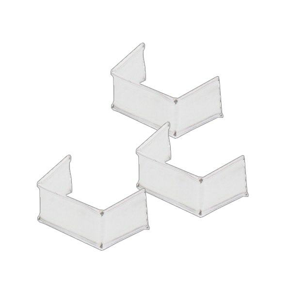 Sujetador de cinta U-clip blanco (paquete de 100) 33mm Sujetador de cinta U-clip blanco (paquete de 100) 33mm