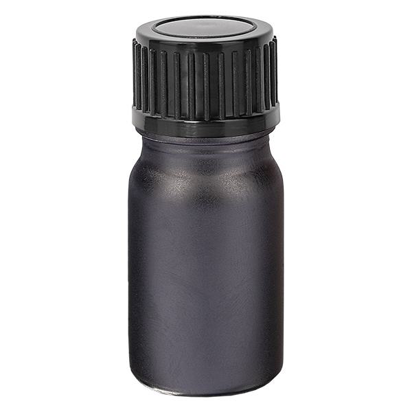 Frasco 5ml 11mm tapón rosca negro estándar BlackLine UT18/5 Frasco 5ml 11mm tapón rosca negro estándar BlackLine UT18/5