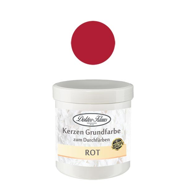 Base para velas Doktor-Klaus color rojo, 7gr, en lata Base para velas Doktor-Klaus color rojo, 7gr, en lata