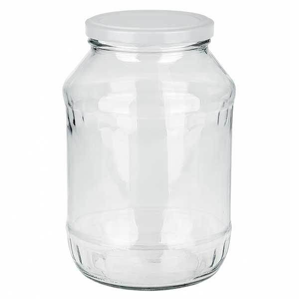 Tarro redondo 2650ml con tapa BasicSeal blanco UNiTWIST Tarro redondo 2650ml con tapa BasicSeal blanco UNiTWIST