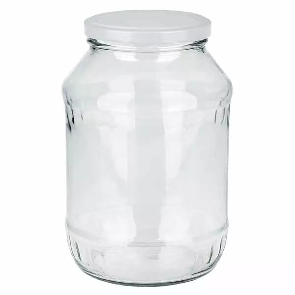 Tarro redondo 2650ml con tapa BasicSeal blanco UNiTWIST Tarro redondo 2650ml con tapa BasicSeal blanco UNiTWIST