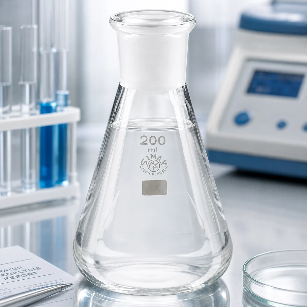 Matraz Erlenmeyer 200ml con junta esmerilada estándar (29/32)