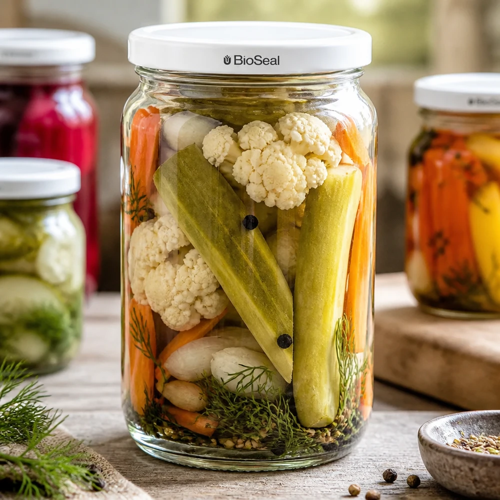 UNiTWIST Runda795 tarro con verduras mixtas encurtidas - ideal para encurtidos y alimentos fermentados