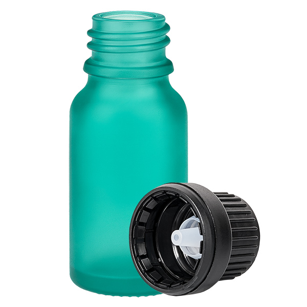 Frasco cuentagotas 10ml 2mm negro tapón inviolable VerdeL. UT18/10 Frasco cuentagotas 10ml 2mm negro tapón inviolable VerdeL. UT18/10