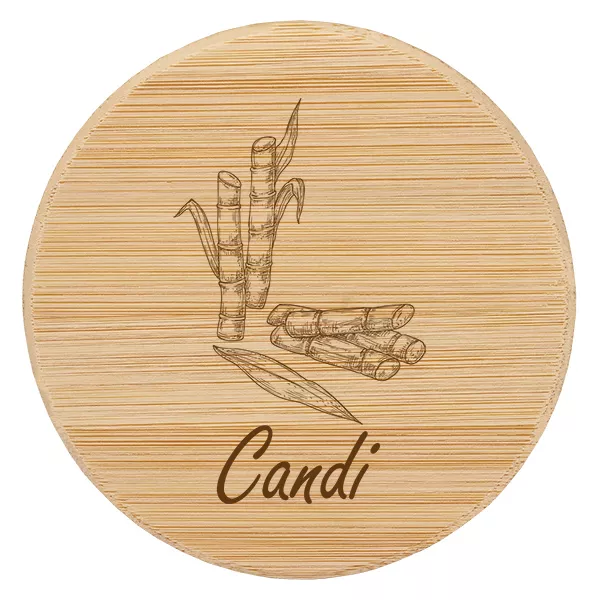 Couvercle en bois "candi" pour WECK RR100 Couvercle en bois "candi" pour WECK RR100