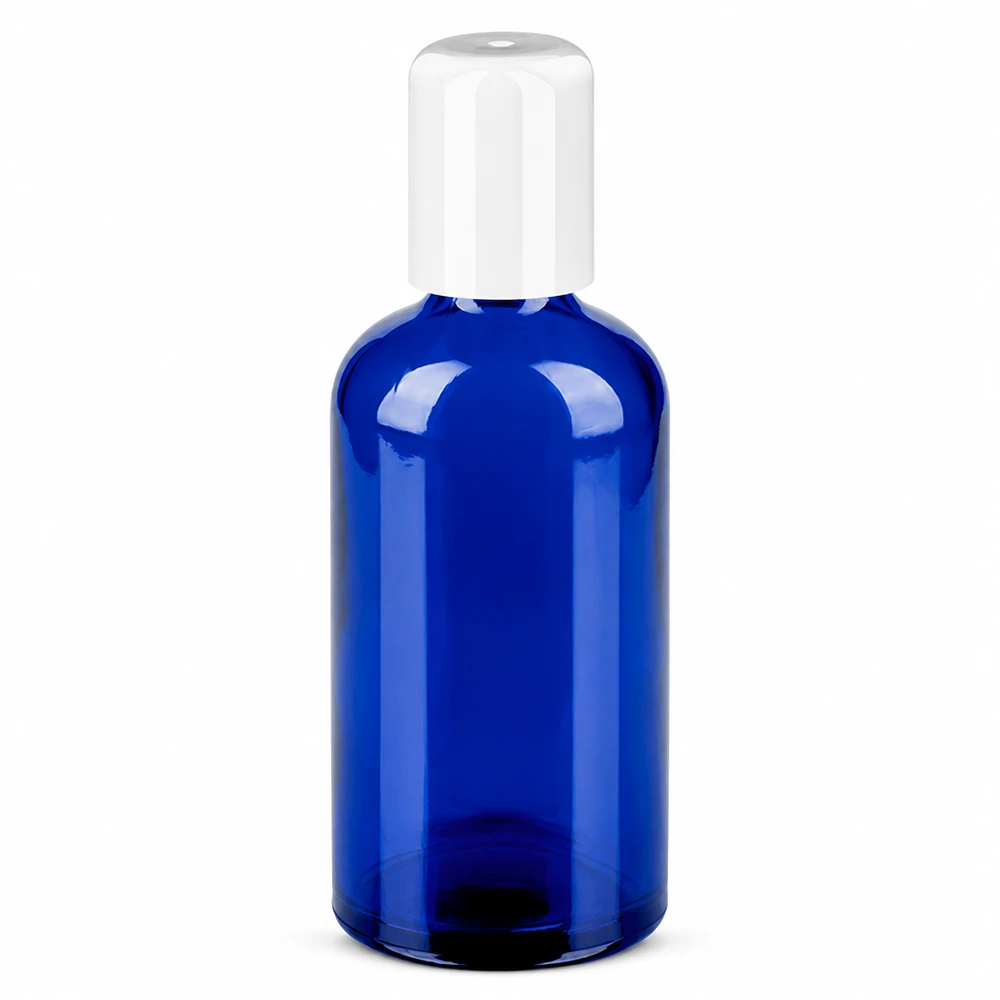 Frasco roll-on 100ml blanco tapón estándar BlueLine UT18/100 Frasco roll-on 100ml blanco tapón estándar BlueLine UT18/100