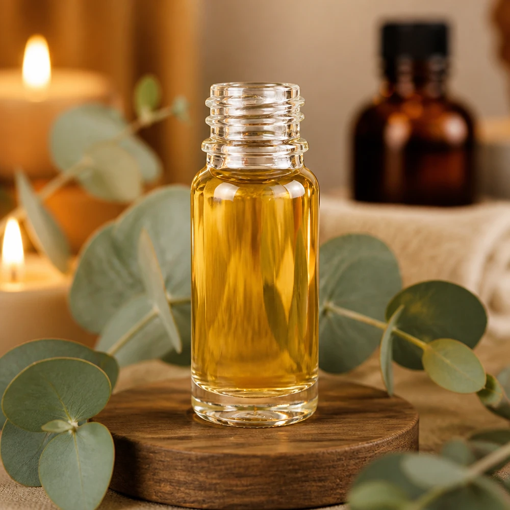 Frasco pequeño de vidrio ApoGlas transparente de 10 ml para aceites esenciales y tinturas