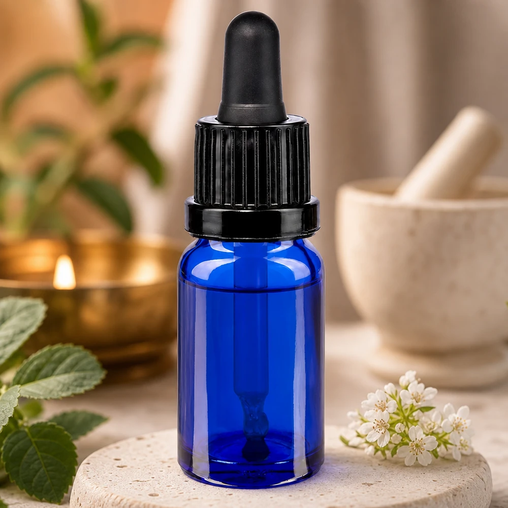 Frasco pipeta 10 ml con cierre inviolable negro BlueLine UT18/10