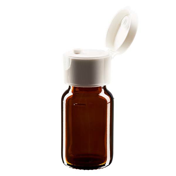 Frasco medicinal 30ml marrón, con tapón abatible ApoGlas Frasco medicinal 30ml marrón, con tapón abatible ApoGlas