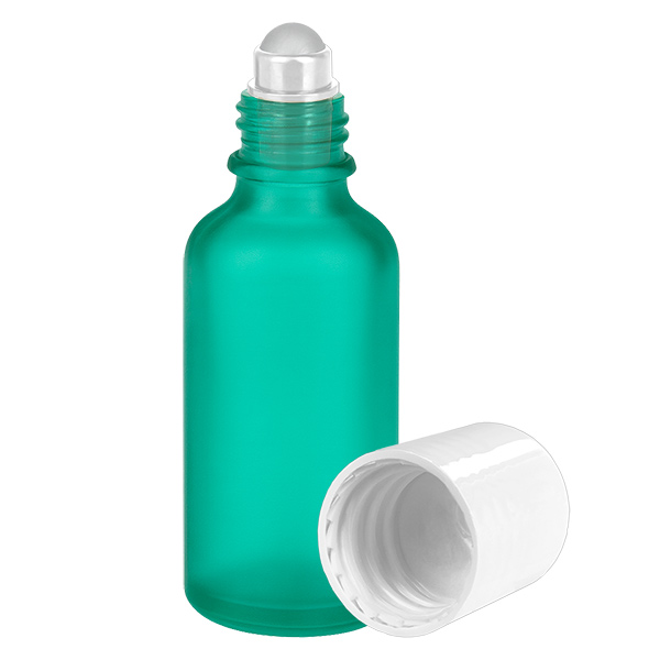 Frasco Roll-On de 50ml blanco Tapón estándar GreenLine UT18/50 Frasco Roll-On de 50ml blanco Tapón estándar GreenLine UT18/50