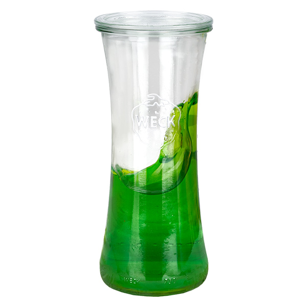 12er Set Weck Gläser 700 ml Delikatessen-Glas mit Glasdeckel