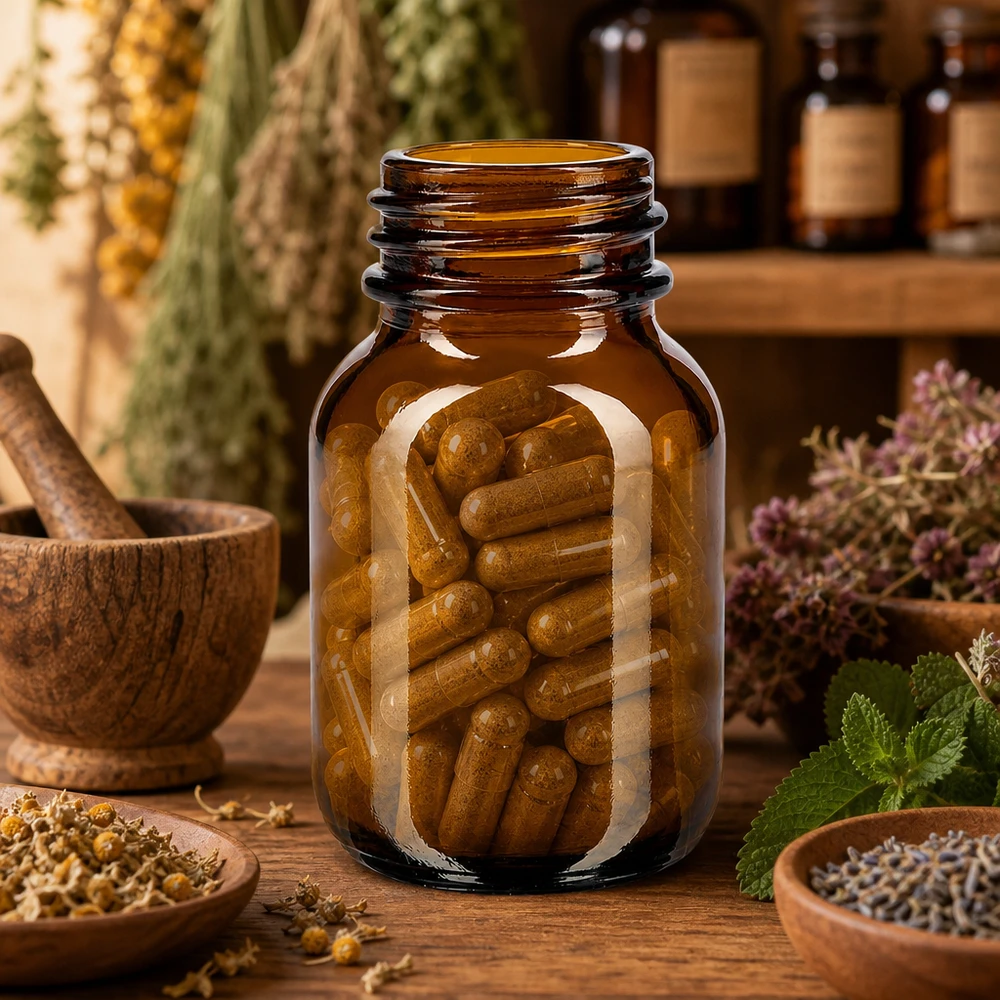 50ml botella de vidrio ámbar de cuello ancho Frasco compacto de 50 ml y cuello ancho de vidrio ámbar de alta calidad para complementos alimenticios