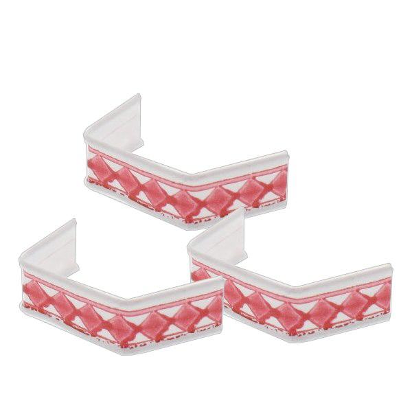Clip en U rojo/blanco (paquete de 100) 40mm Clip en U rojo/blanco (paquete de 100) 40mm