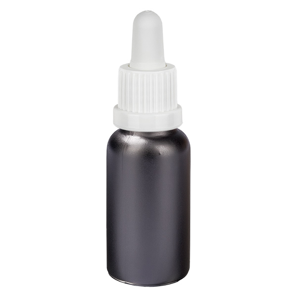 Frasco pipeta 20ml cierre inviolable blanco BlackLine UT18/20 Frasco pipeta 20ml cierre inviolable blanco BlackLine UT18/20