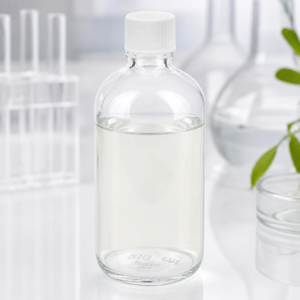 Botella de cristal ClearLine de 100 ml llena, con tapón de plástico blanco, para aplicaciones de laboratorio