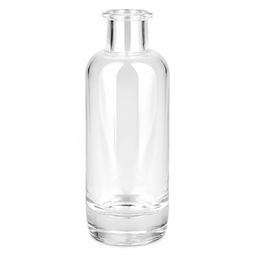 Frasco vidrio 200ml Ella transparente sin tapón rosca UNiTWIST frasco cosmético vacío frasco farmacéutico