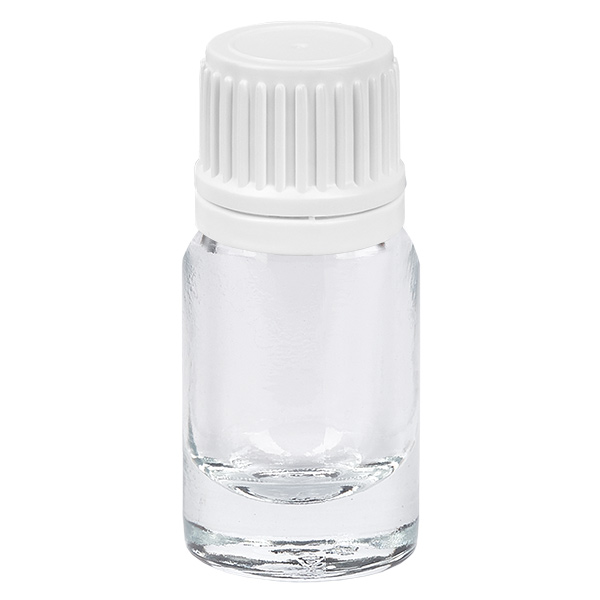 Botella 5ml tapón rosca 11mm blanco ClearLine UT18/5 Botella 5ml tapón rosca 11mm blanco ClearLine UT18/5