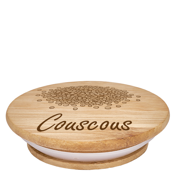 Couvercle en bois "Couscous" pour WECK RR100 Couvercle en bois "Couscous" pour WECK RR100