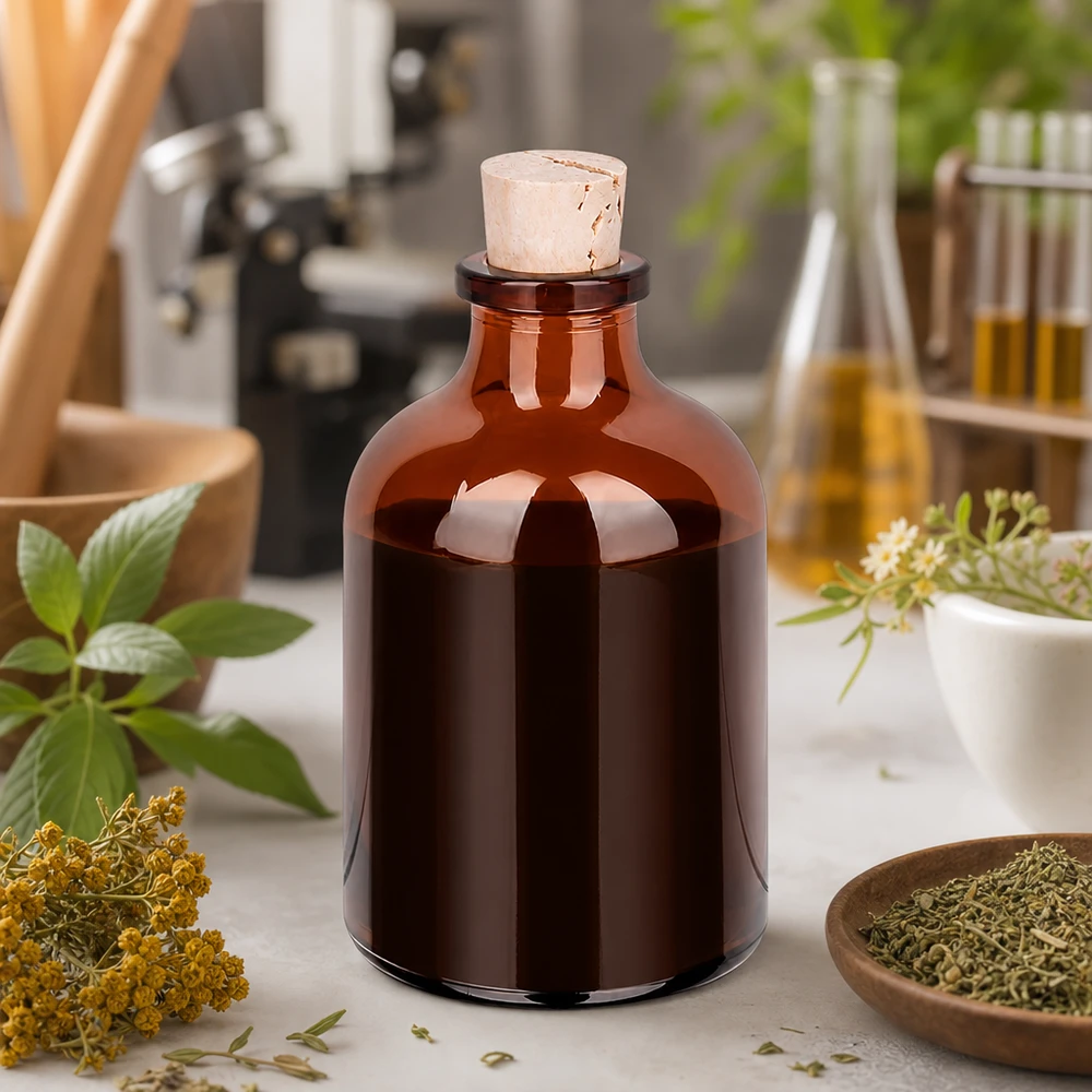 Botella de vidrio ámbar 50ml con corcho 11/14mm Kompakte Braunglasflasche mit Korken 11/14mm für Tinkturen und Aromatherapie
