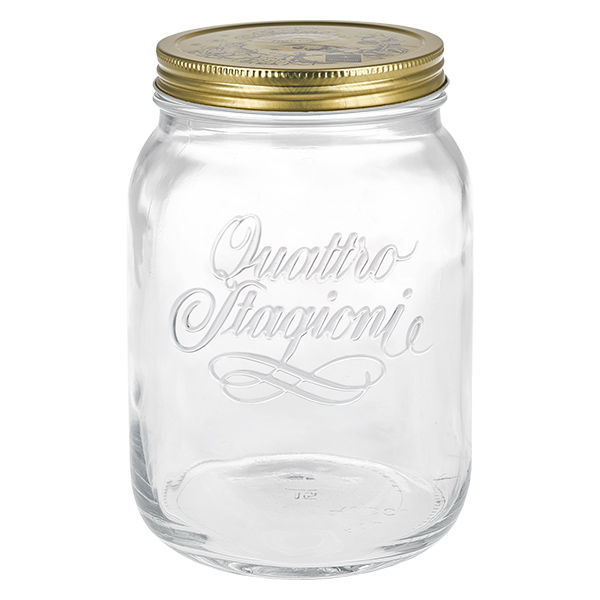 Tarro redondo "Quattro Stagioni" 2000ml con tapa
