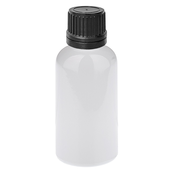 Frasco cuentagotas de 30 ml, 1 mm, negro, tapón de seguridad WhiteLine UT18/30 Frasco cuentagotas de 30 ml, 1 mm, negro, tapón de seguridad WhiteLine UT18/30