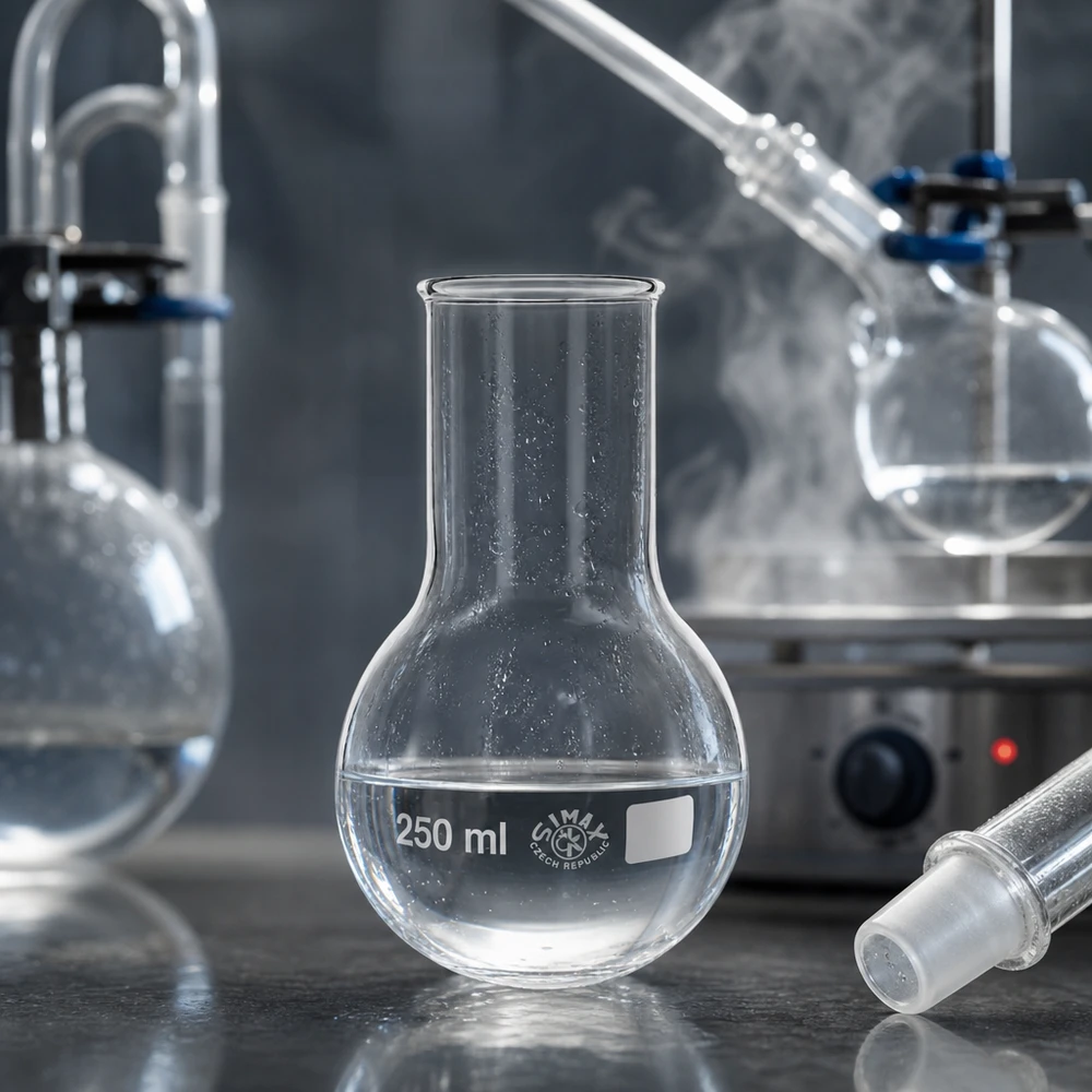 Termo 250 ml cuello ancho Frasco de boca ancha de 250 ml Material de laboratorio con soporte estable para experimentos químicos seguros