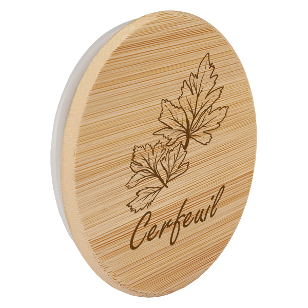 Tapón de madera "Cerfeuil" para WECK RR60 Tapón de madera "Cerfeuil" para WECK RR60