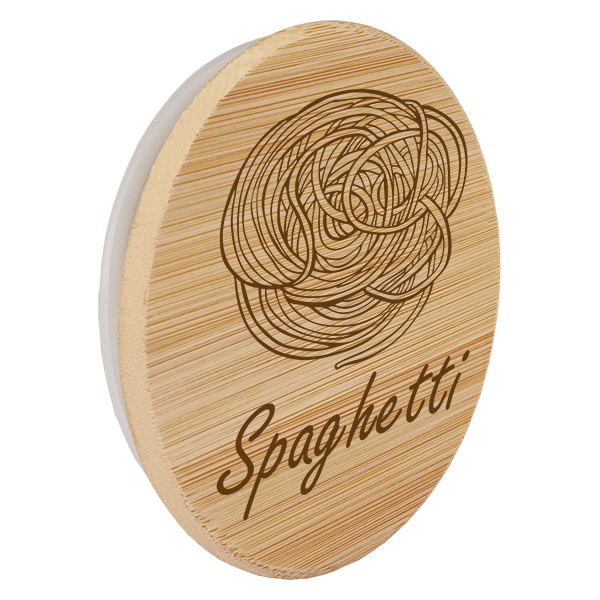 Couvercle en bois "Spaghetti" pour WECK RR100