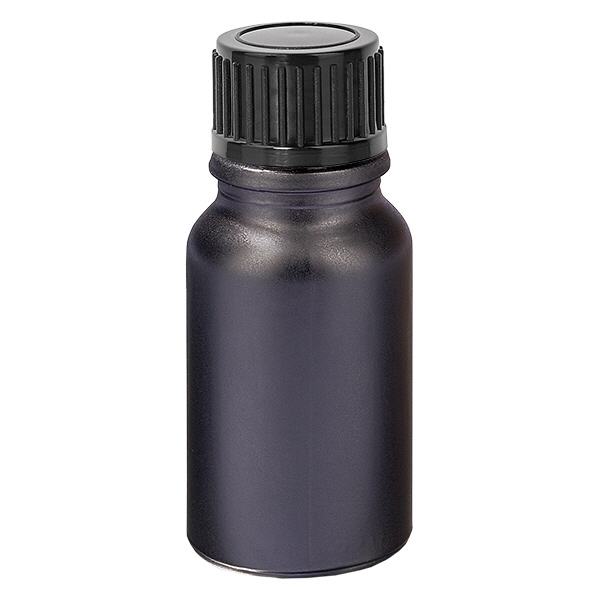 Frasco 10ml 11mm tapón rosca negro estándar BlackLine UT18/10 Frasco 10ml 11mm tapón rosca negro estándar BlackLine UT18/10