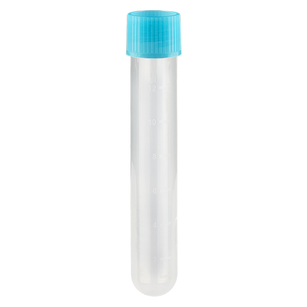 Tubos de ensayo 13ml 16/100 tapón rosca azul Tubos de ensayo 13ml 16/100 tapón rosca azul