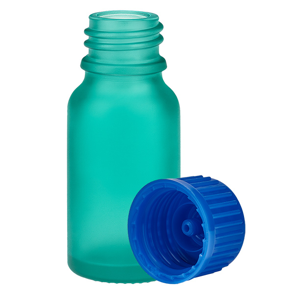 Frasco 10ml 11mm tapón rosca azul estándar GreenLine UT18/10 Frasco 10ml 11mm tapón rosca azul estándar GreenLine UT18/10