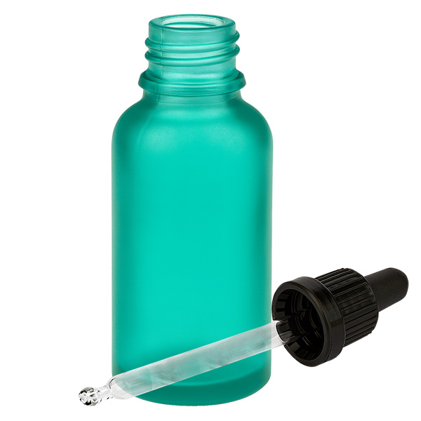 Frasco pipeta 30ml tapón inviolable negro GreenLine UT18/30