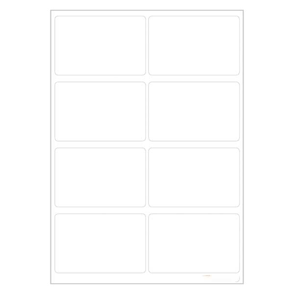 Etiquetas universales blancas (48 pegatinas) 25x40mm Etiquetas universales blancas (48 pegatinas) 25x40mm