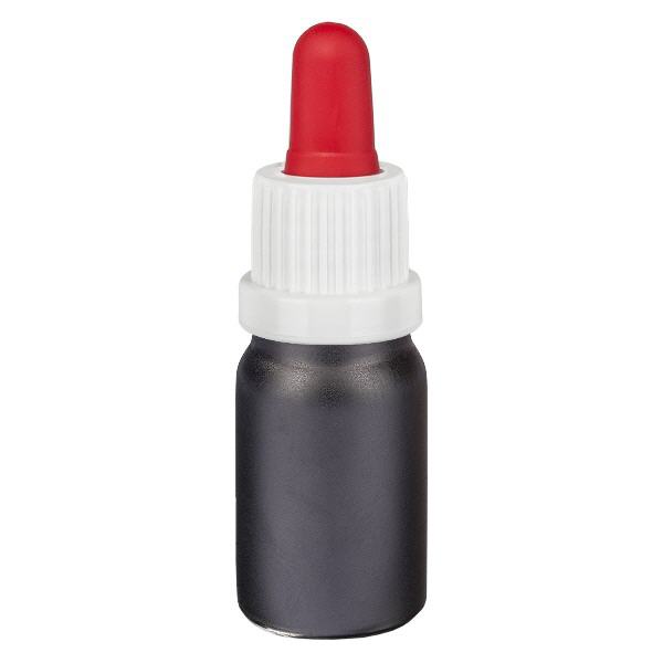 Frasco pipeta 5ml blanco/rojo cierre inviolable BlackLine UT18/5