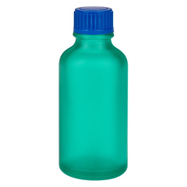 Botella 50ml 11mm tapón rosca azul Estándar GreenLine UT18/50 Botella 50ml 11mm tapón rosca azul Estándar GreenLine UT18/50
