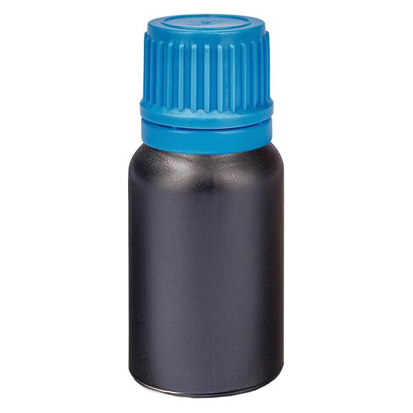 Frasco 10ml 11mm tapón rosca azul inviolable BlackLine UT18/10 Frasco 10ml 11mm tapón rosca azul inviolable BlackLine UT18/10