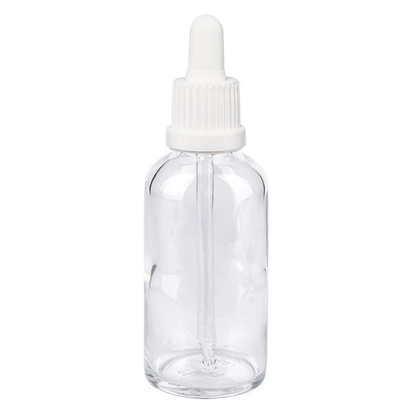 Frasco pipeta 50ml tapón inviolable blanco ClearLine UT18/50 Frasco pipeta 50ml tapón inviolable blanco ClearLine UT18/50