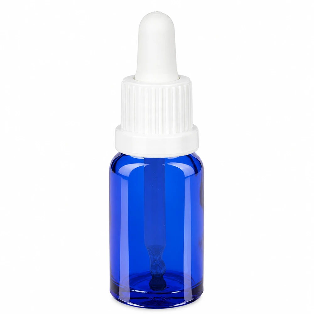 Frasco pipeta 10ml cierre inviolable blanco BlueLine UT18/10