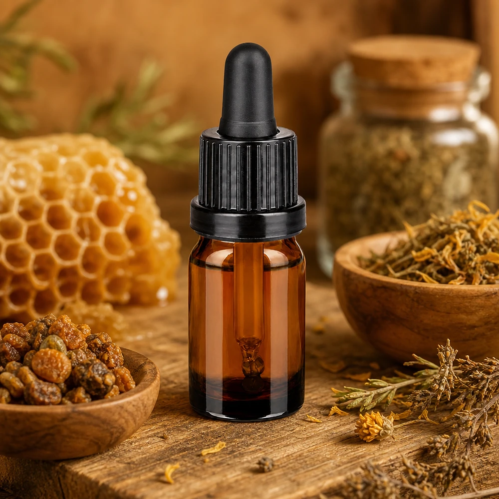 Frasco pipeta 5ml cierre inviolable negro BrownLine UT18/5 BrownLine UT18/5 Frasco pipeta 5ml con tapón cuentagotas de precisión para extractos naturales