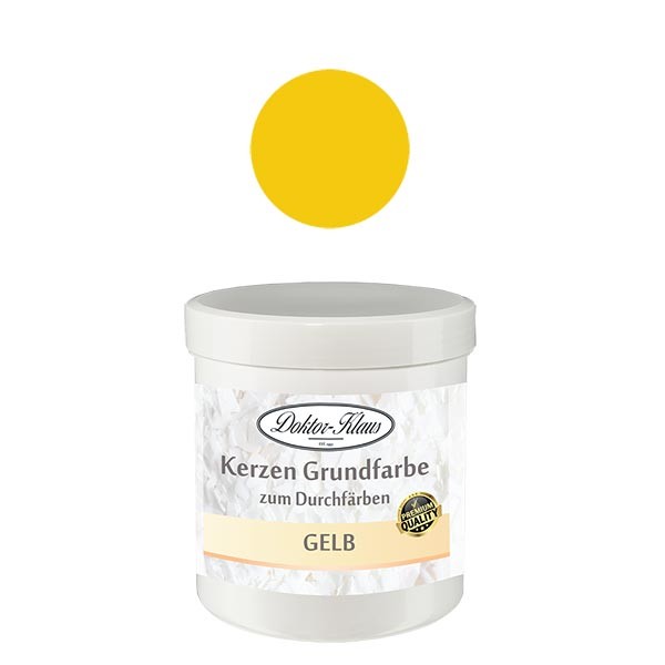 Base para velas Doktor-Klaus color amarillo, 7g, en lata Base para velas Doktor-Klaus color amarillo, 7g, en lata