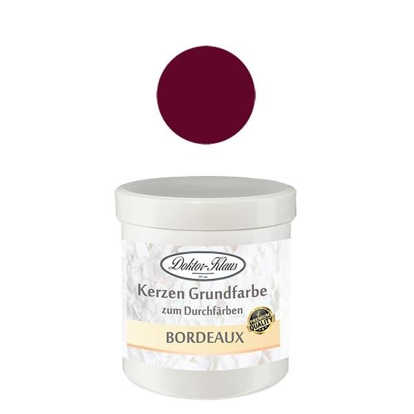 Base para velas Doktor-Klaus color Burdeos, 7gr, en lata Base para velas Doktor-Klaus color Burdeos, 7gr, en lata
